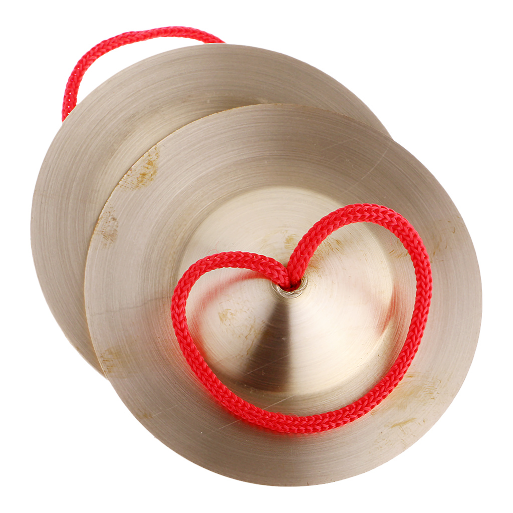 2 Stuks Koperen Cimbaal Hand Percussie Peuters Ktv Ritme Beat Instrument Speelgoed