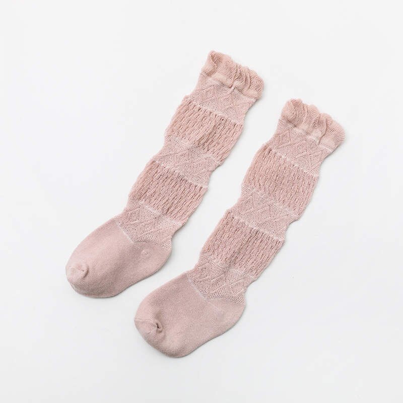 Wecute Frühling Herbst unisex Baby Jungen Lange Socken Baumwolle freundlicher Socke Kniehohe freundlicher Mädchen Socken Einfarbig Bein wärmer