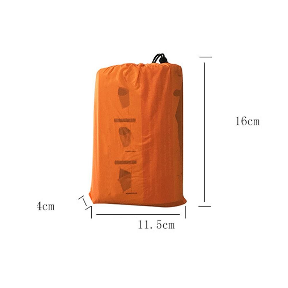 Tienda de campaña de emergencia para supervivencia, refugio de emergencia UV a prueba de agua, protección resistente, #0704