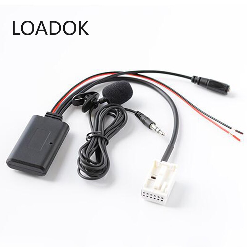 Adaptador de módulo Bluetooth MP3, manos libres para Volkswagen RCD210, RCD300, RCD310, RNS300, RNS310, MFD2, 12 Pines, Aux