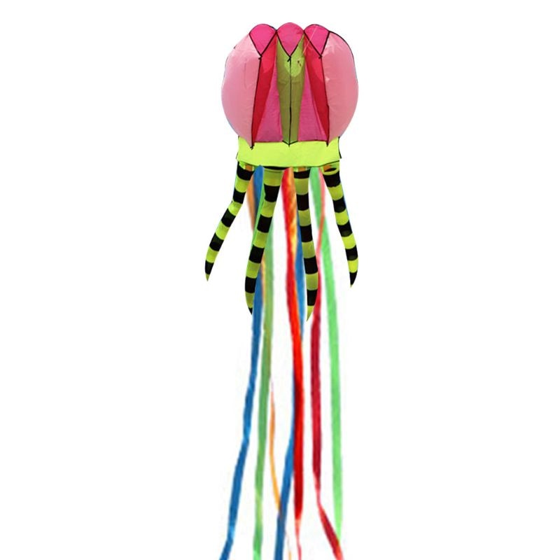 3D Grote Zachte Octopus Vorm Strand Vliegers Frameloze Zachte Entertainment Sport Familie Outdoor Ouder-kind Actieve