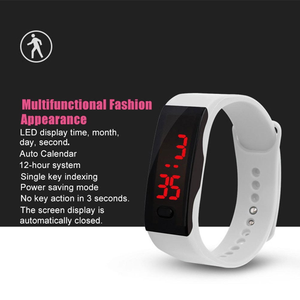 Sport armbånd smarte kvinder ure digital elektronisk damer armbåndsur til kvinder ur kvindeligt armbåndsur hodinky reloges