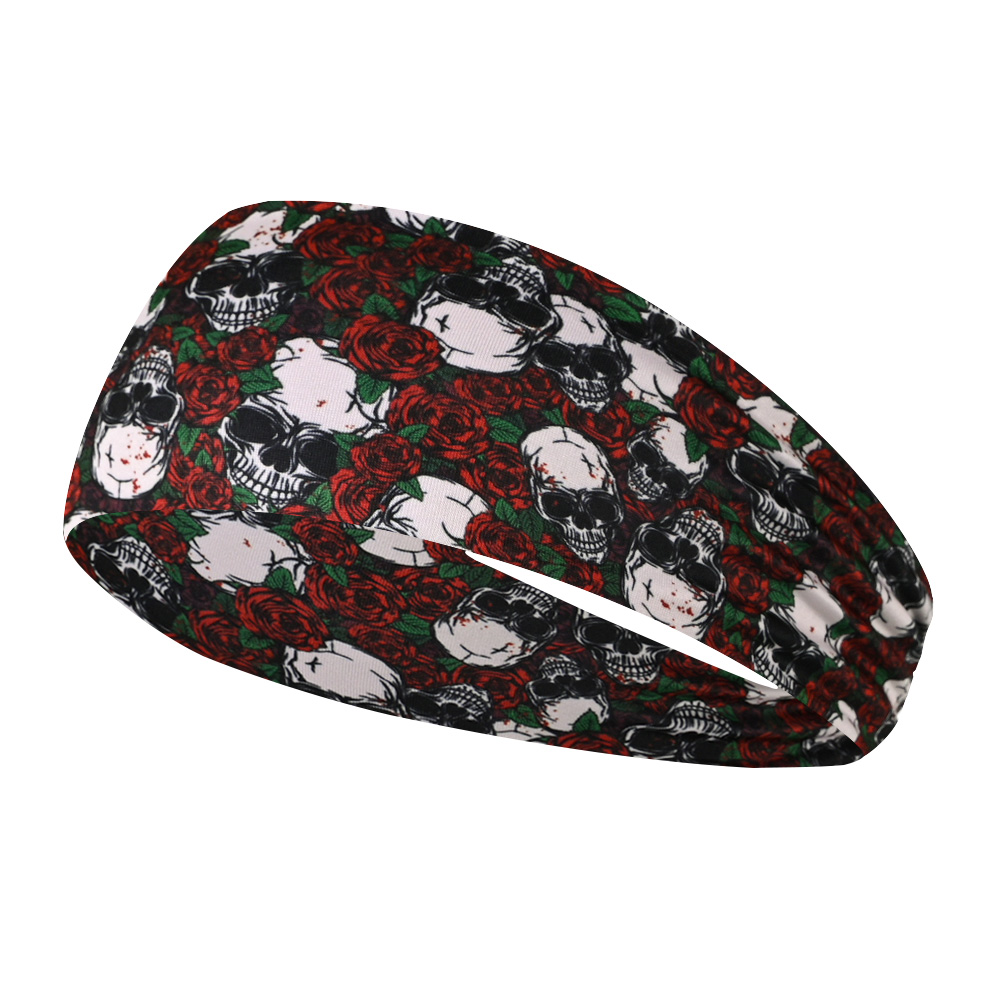 Zweetbandjes Workout Sport Hoofdbanden Voor Mannen Camo Headwraps Zweet Absorberende Haarband Breed Basketbal Voetbal Fietsen Hardlopen Yoga: GRIJS