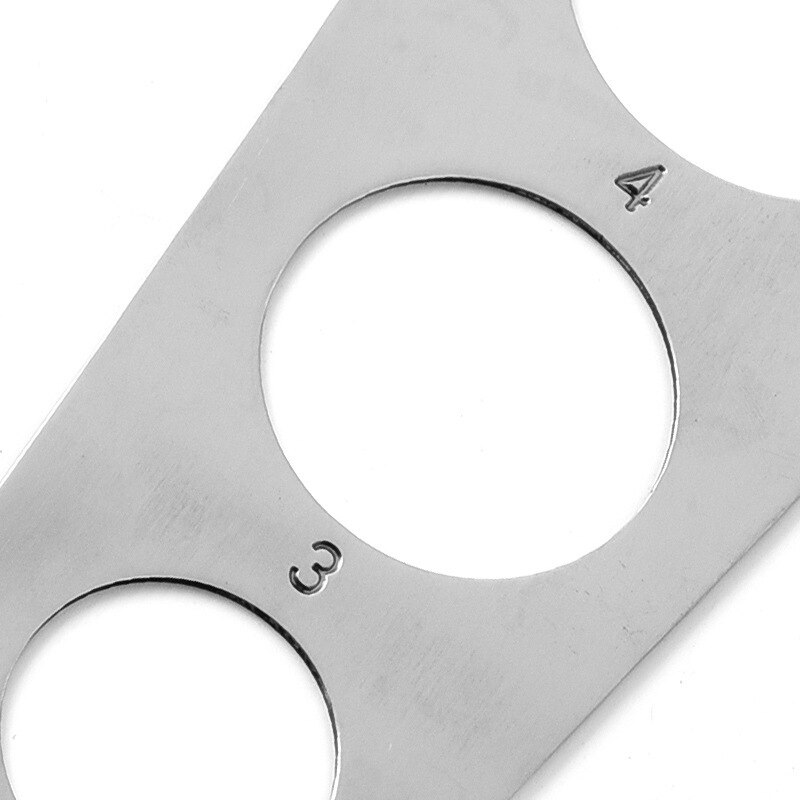 in Acciaio Inox di spaghetti Misuratore Strumento di pasta Porzione di Controllo gadget con 4 Che servire Porzione di Cottura Forniture di Strumenti di Controllo