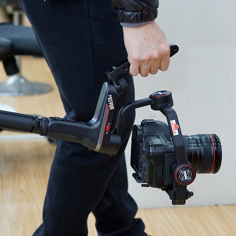 Hand-held handle with three-axis gyroscope stabilizer for Zhiyun WEEBILL micro S