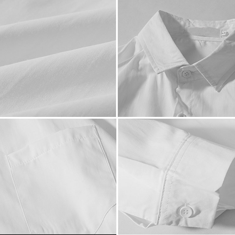 Korean College Style Orthodox DK 2 Pieces Japanese Student White Shirt for Men High School Uniform School Jk Seifuku Top + Tie