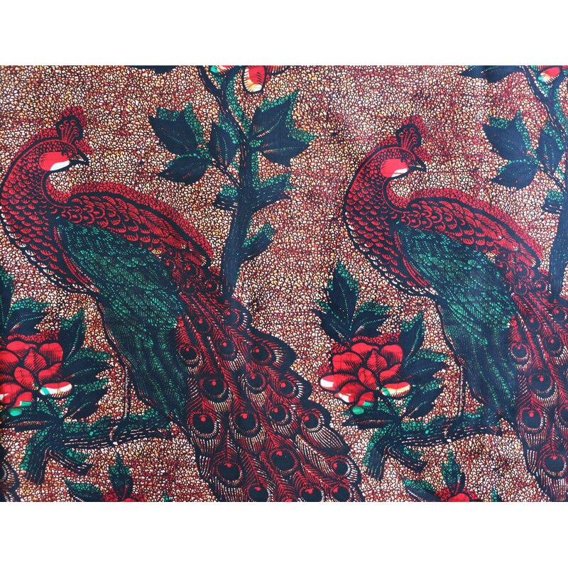 Todellinen vaha ghana kangas ankara kangas afrikkalainen vaha print kangas mekkoja
