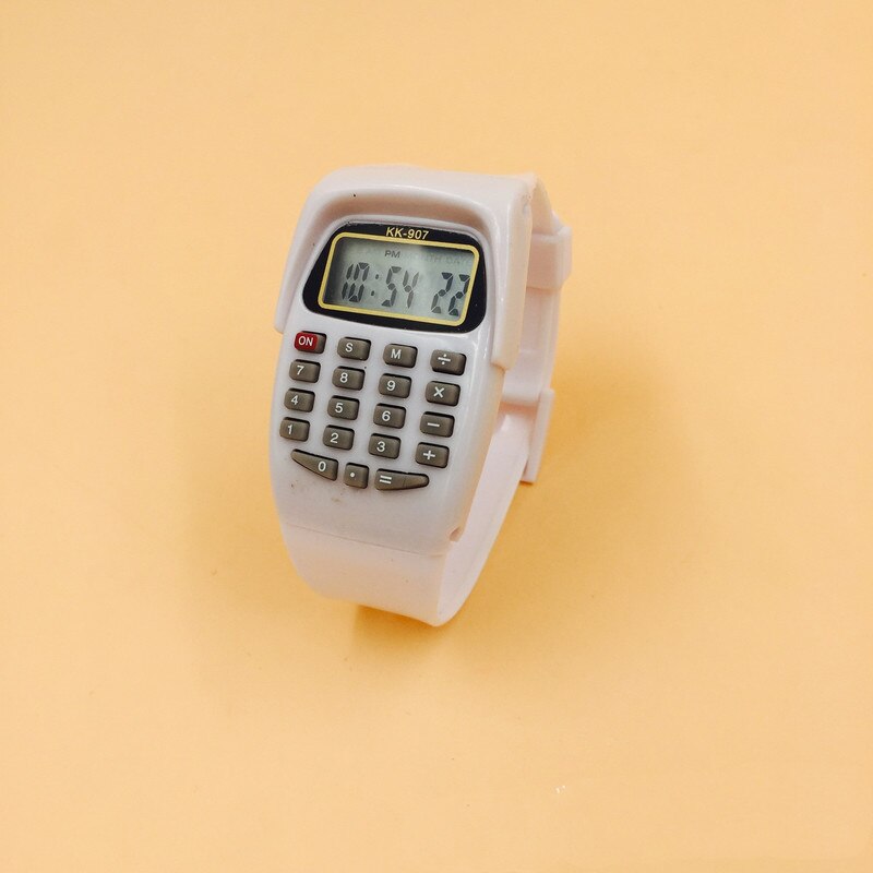 Fad Children Silicone Date Multi-Purpose Kids Electronic Calculator Wrist Watch