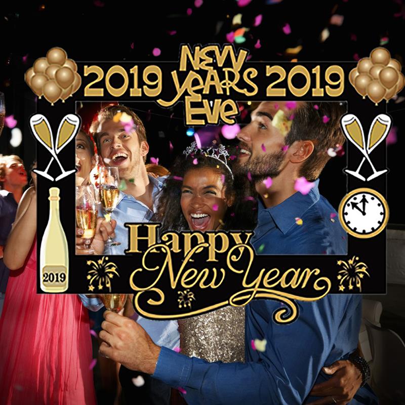 Picture Frames Props Selfie Photo Shoot Frames Xmas Photo Booth Props Party Supplies Decorationsr For Year