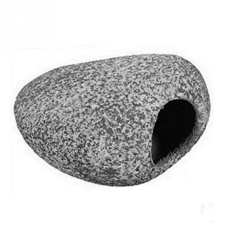 Aquarium keramische rots grot steen decoratie voor cichliden aquarium 1 pc aquarium stenen