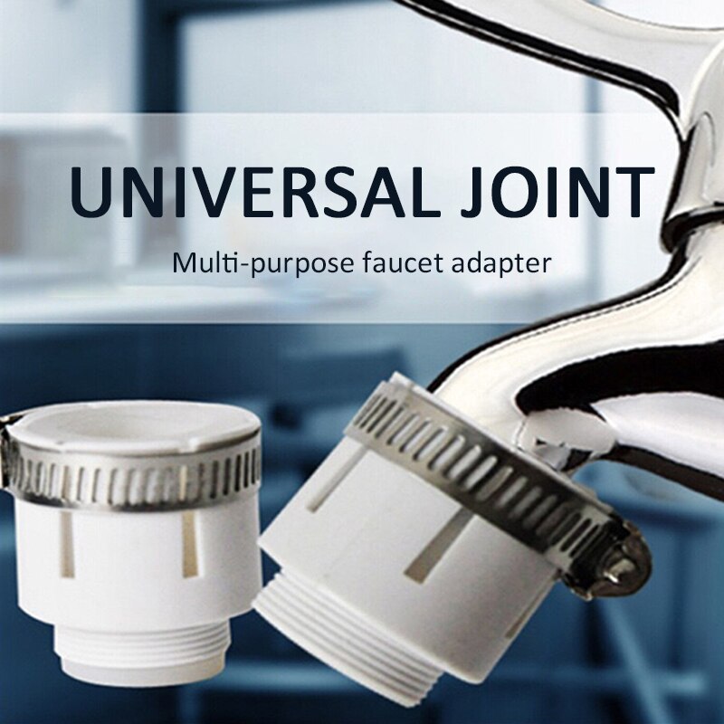 Universal Joint Water fittings Shower Adapter Water Adapter 15~23mm Threaded Interface Connector Kitchen Faucet Accessories