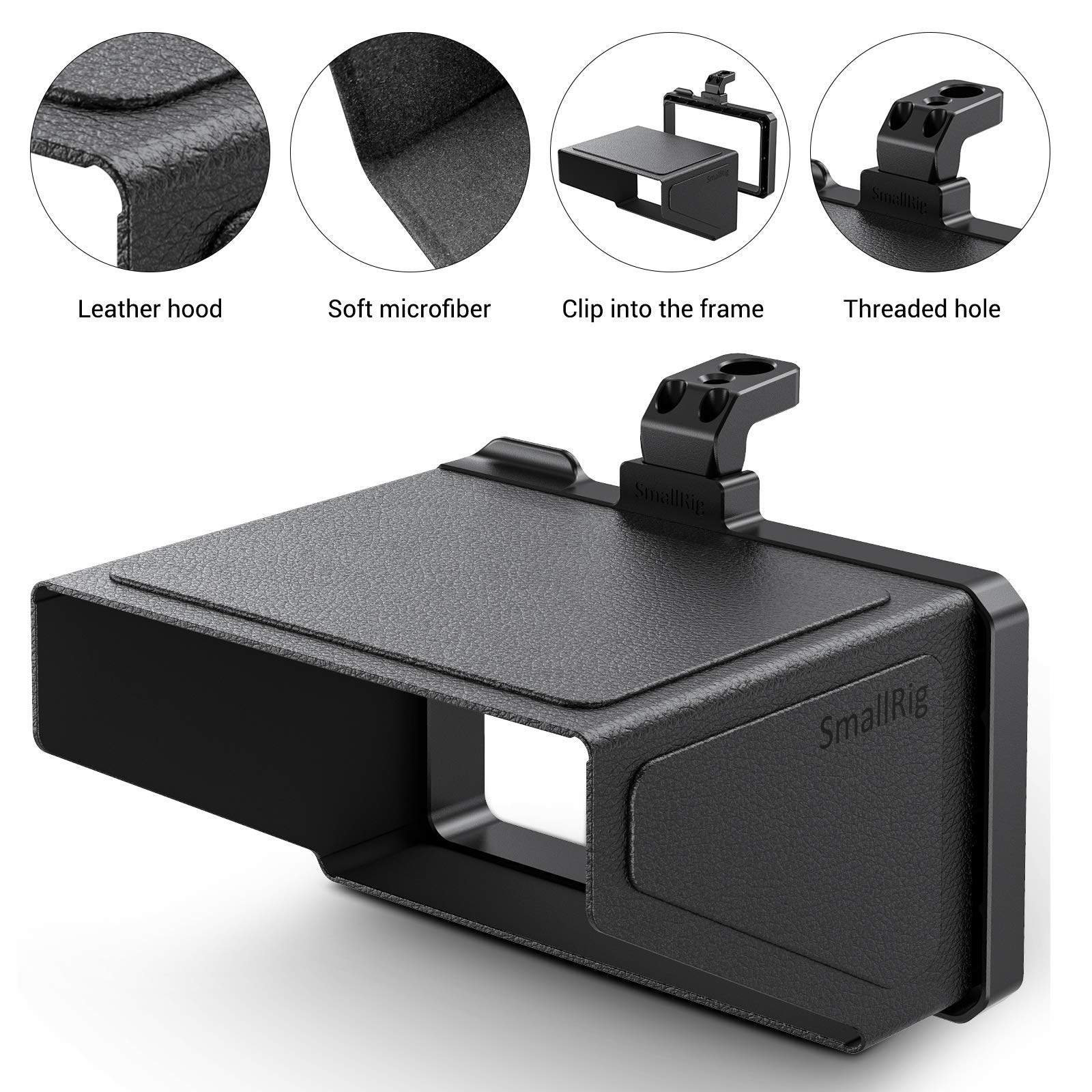 SmallRig Sunhood for BMPCC 4K 6K Sun Hood For Blackmagic Pocket Cinema Camera 4K Video Shooting Sun Shield Hood 2299C