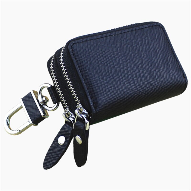 Femme de ménage voiture petit étui à clés clés pochette cuir unisexe clé sac organisateur multifonction porte-cartes
