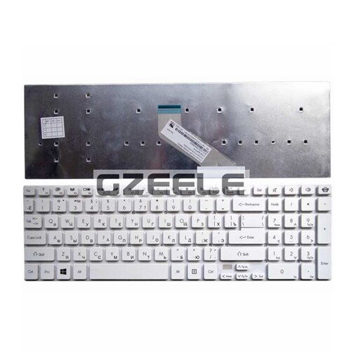 Russian/RU laptop Keyboard for Packard Bell EasyNote TV43HC TV43HR TV44HC TV44HR TV43CM TV44CM TV11HC MP-07F36D0-528: White