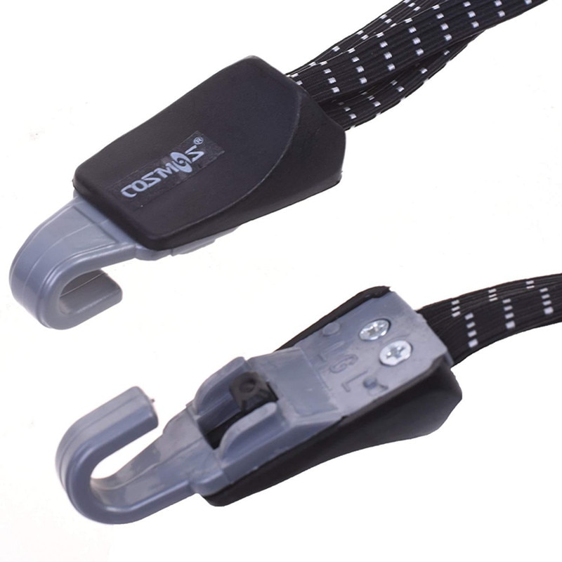 Correas de equipaje para motocicleta, hebilla elástica fija de 68CM, cuerda retráctil, accesorios para casco de motocicleta, ganchos