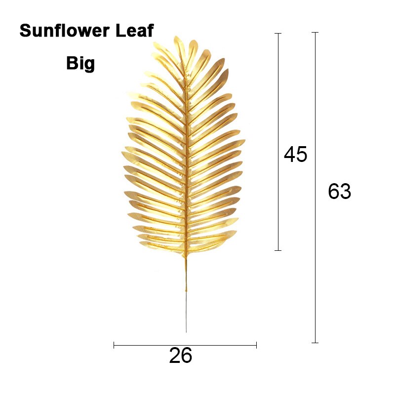 Various Simulated Leaves Green Gold Plant Leaf For Home Office Photo Studio DIY Decoration Photography Props Photo Background: A2