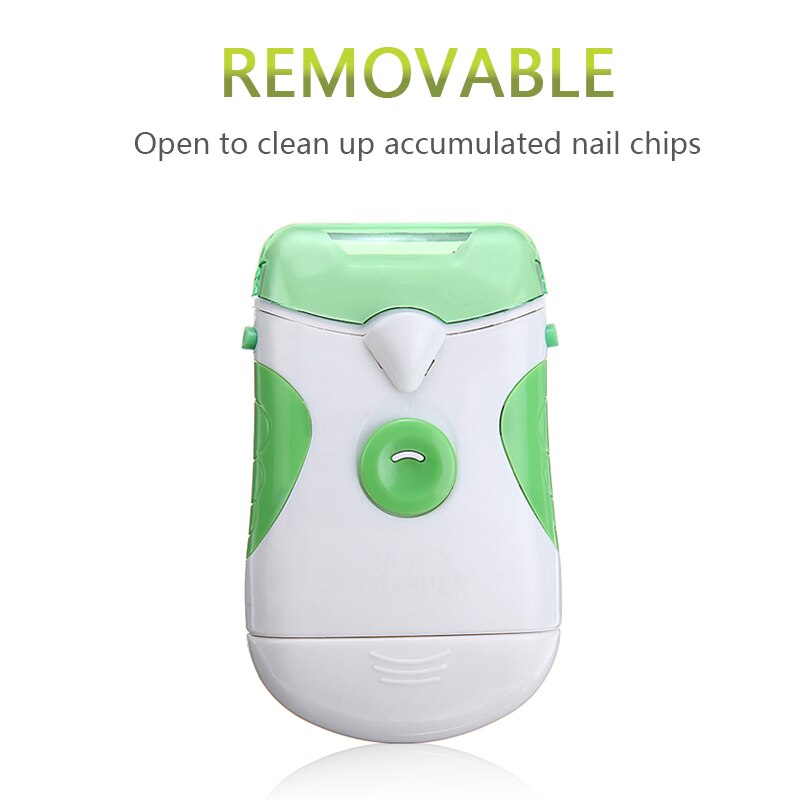 Tragbare Elektrische Sicher Nagel Trimmer Clipper Cutter Dual-use-Maniküre Pediküre Datei Automatische Baby Trimmer