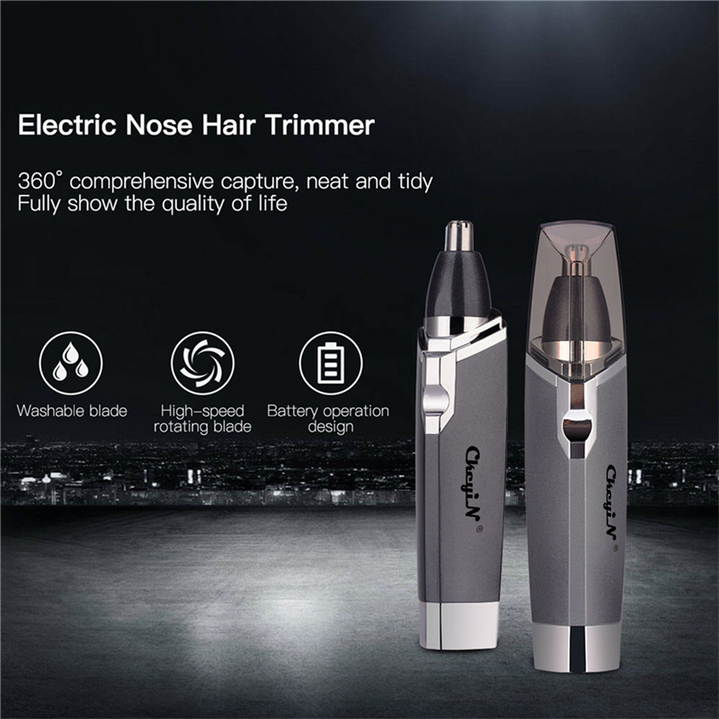 Battery Operated Neus Trimmer Draagbare Neus Oorhaar Trimmer Clipper Professionele Pijnloos Wenkbrauw Facial Hair Trimmer Unisex 0