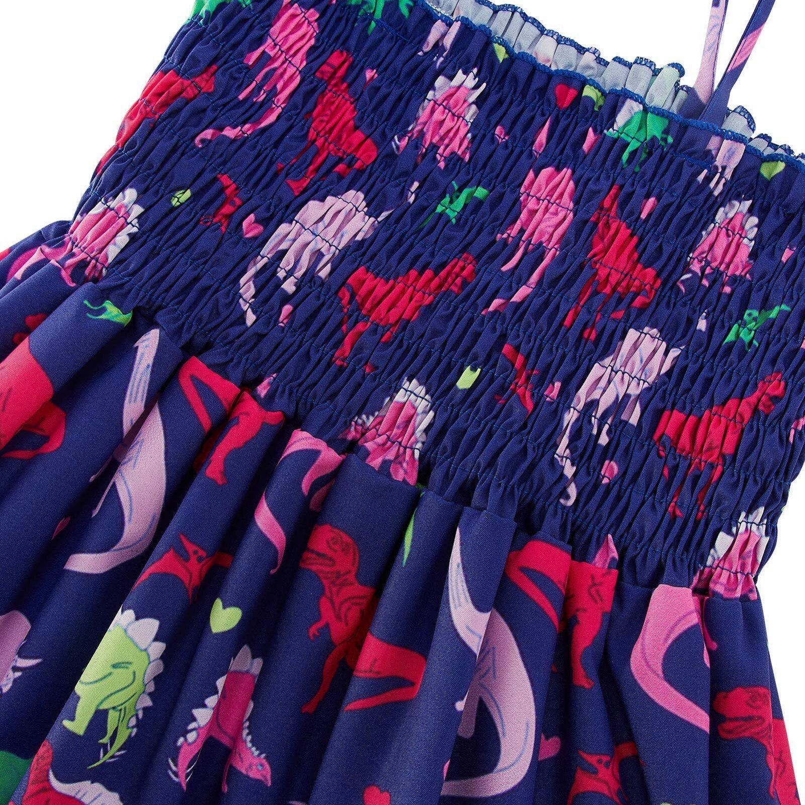 12m-6y Meisjes Jurk Zomer Koreaanse Dinosaurus Print Jurken Voor Meisjes Kind Meisjes Kleding Kinderen Mouwloze Strand Jurk Party Jurk