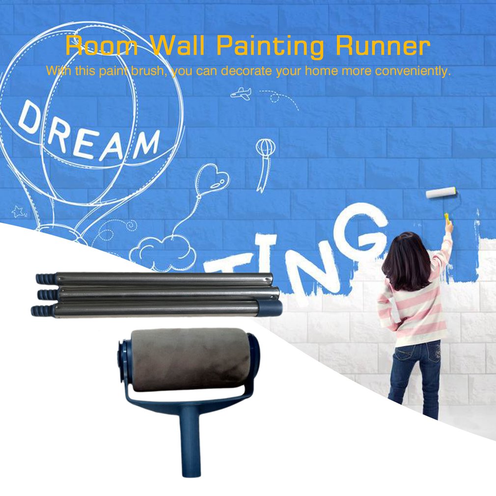 3pcs Extensible Threaded Poles Stainless Steel Pole Painting Handle for Paint Roller Portable Home Office Painting Tool