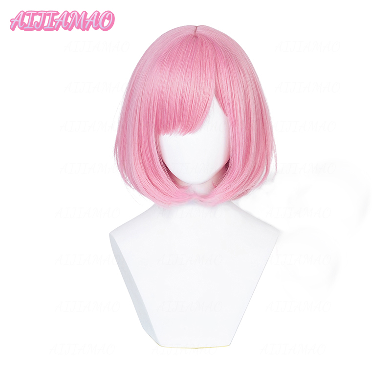 Ootori Emu Cosplay Perücke Anime Projekt Sekai bunte Bühne! Emu Perücke 34cm kurze rosa hitze beständige Kunst haar Perücken Perücke Kappe: Default Title