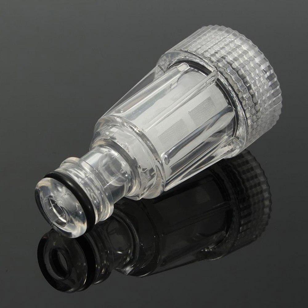 High-pressure Connection Fitting Transparent Clean Washer Water Filter Plastic Machine Water Filter