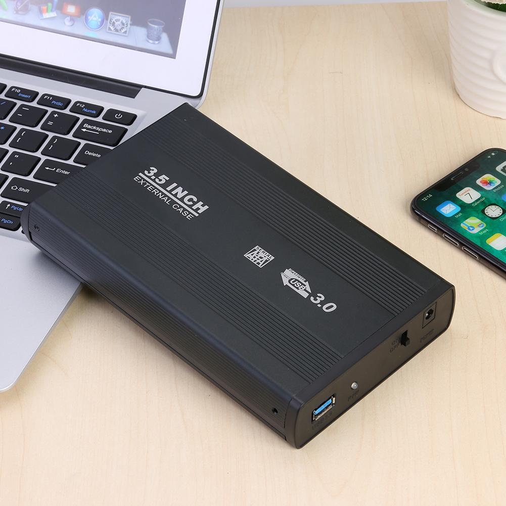 3.5 inch Hard Disk Skillful Manufacture Wear-resistant SATA to USB3.0 Adapter External HDD Enclosure with USB Cable