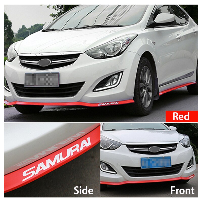 Car Bumper Lip Front Spoiler Skirt Deflector For Proton Persona 2007 Tune Car Modified Body Kit VIP Hella Flush Lips