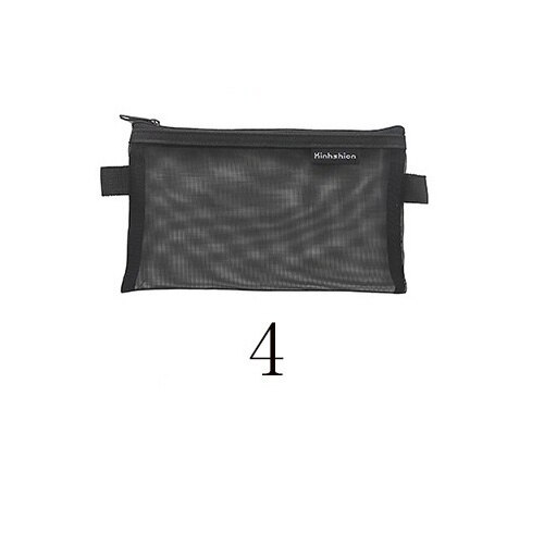 Estojo de plástico transparente para lápis, bolsa para lápis de escola e escritório para maquiagem de cosméticos: Design e Cor