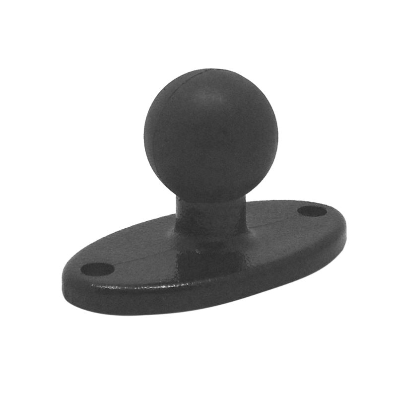 Plaque de support d'adaptateur de montage de tête de boule en caoutchouc pour supports de Ram pour Gopro caméra Smartphones bras d'extension pour Garmin ZUMO plaque Acc