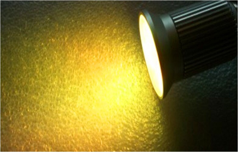3*3 w RGB LED spotlight; DC12V ingang; met 4 draad PWM driver binnen; size: d50 * 88mm