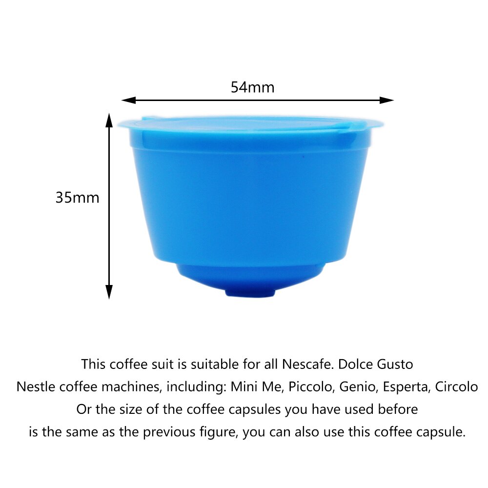 Nestle Dolce Gusto Koffie Capsule Filter Cup Herbruikbare Set Gratis Een Lepel En Een Borstel
