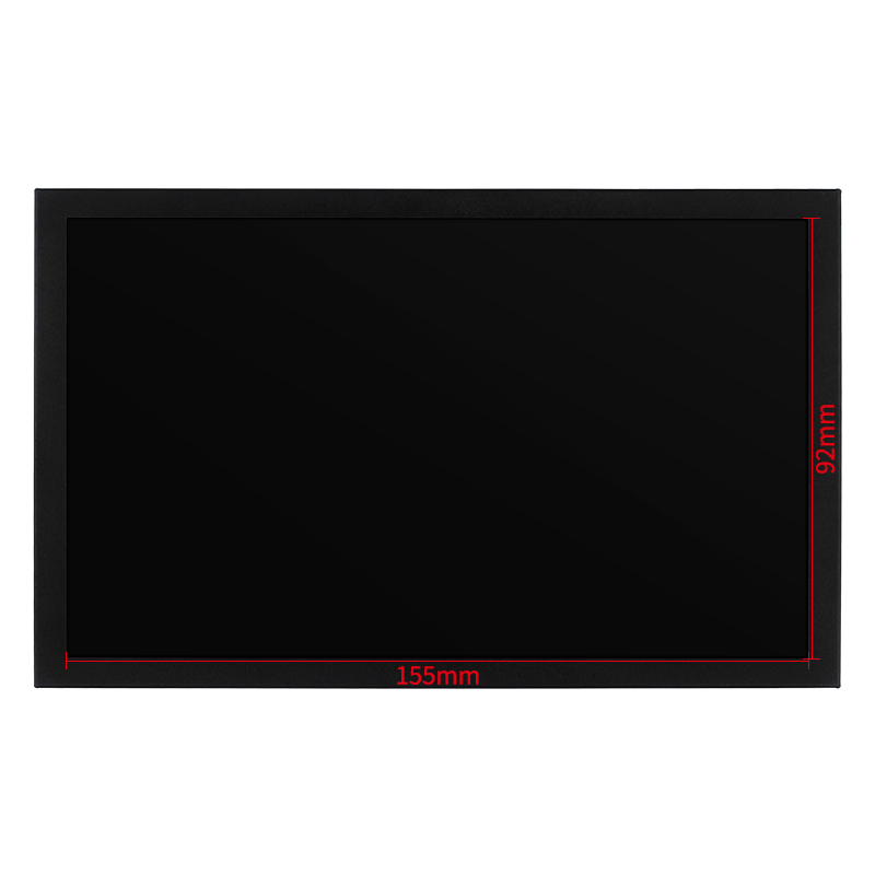 7 zoll Tragbare Bildschirm 1024x600 IPS LCD HDMI-kompatibel VGA AV Eingang DC Typ C Power Monitor für PC Laptop Kamera TV Box RPI