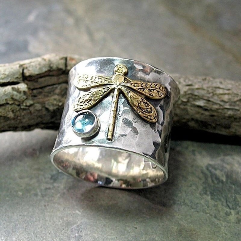 Ringe für damen, libellen-edelsteine, trendiger schmuck, ästhetischer damenring, schmuckaccessoires, ästhetische ringe, schmuck