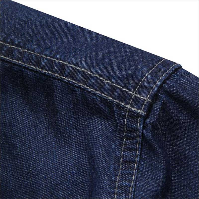 Grande taille Denim chemises jean décontracté pour homme chemises à manches courtes couverture en coton été confortable doux chemise homme vêtements