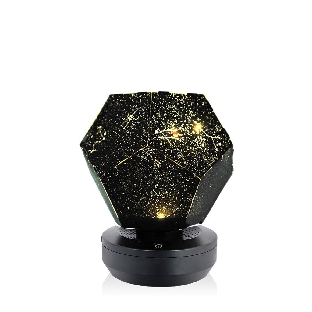 Galaxy Lamp Star Projector Light Starry Sky Night Light Table Lamp Starlight Nightlight Skylight For Children Kids #T3G: yellow 