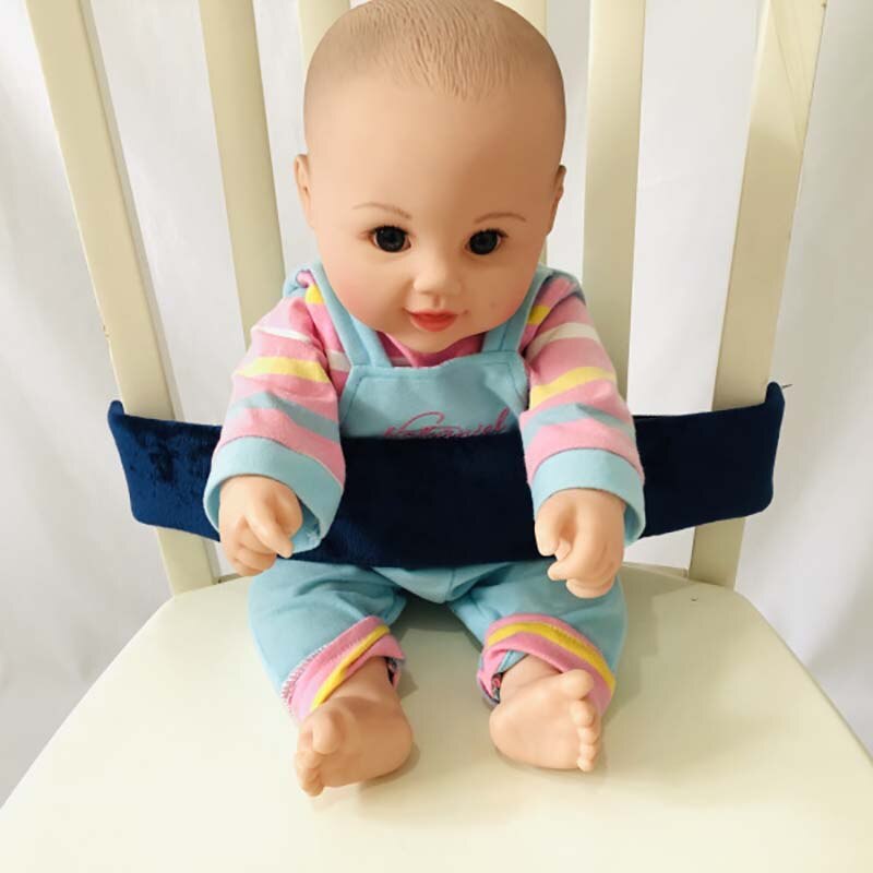 Baby Seat Strap Protable Kids Feeding Chair Safety Belt High Chair Harness/Shopping Cart or Trolley Strap: Deep Blue