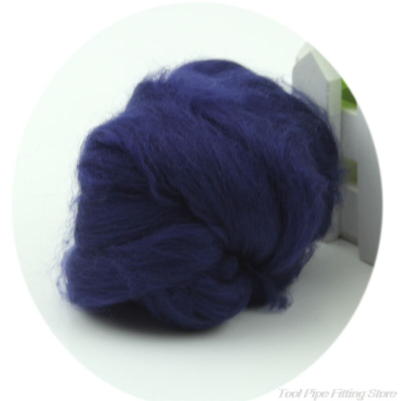 Mode Wol Corriedale Needlefelting Top Zwervende Geverfd Spinning Nat Vilten Fiber J27 21: FB