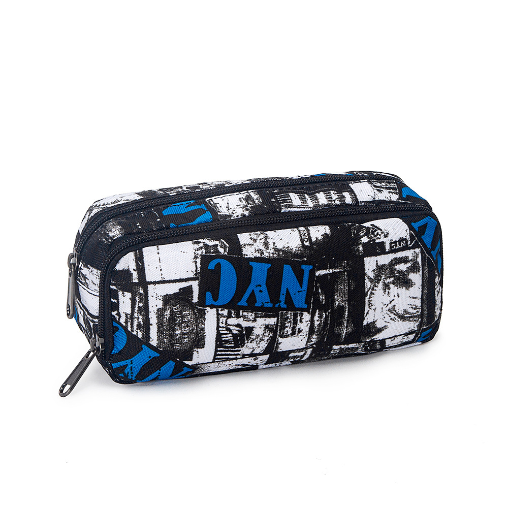 Large Capacity Pencil Case Back to School Supplies Pencil Pouch Aesthetic Pen Bag Office Stationery Organizer Multifunctional: Burgundy