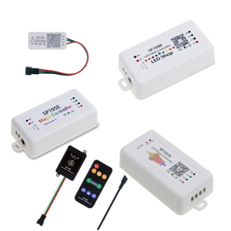 sp601 5-24v Symphony of Lights with RF WIFI Bluetooth Atmosphere controller for WS2801 WS2811 WS2812B SK6812 ws2815 LED strip