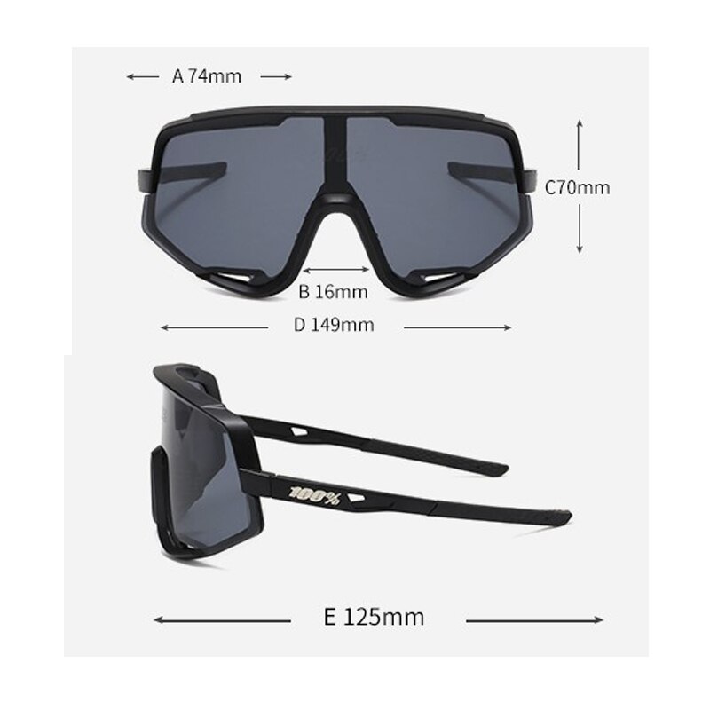2022 Meekleurende Fietsen Bril Fiets Bril Sport Mannen Zonnebril Mtb Road Fietsen Eyewear Bescherming Goggles