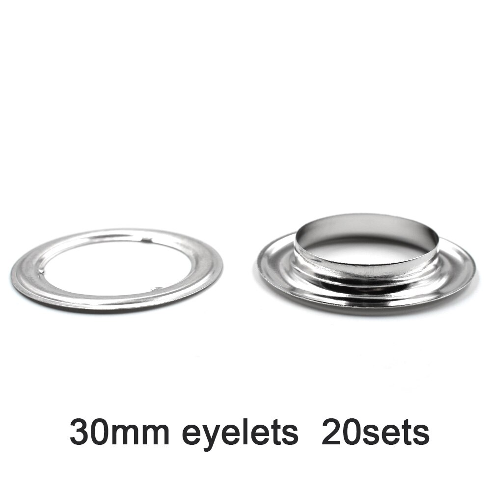 ( 20 pieces/lot) 30mm-40mm Inner diameter Metal hole Clothing &amp; Accessories Eyelets Rings Rivet Snaps Eyelet tools: 30mm eyelets
