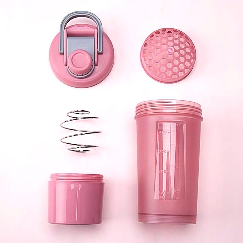 Vattenflaska shaker milkshake fitness vattenkokare bärbar plast utomhus hidro kolv sport drinkware