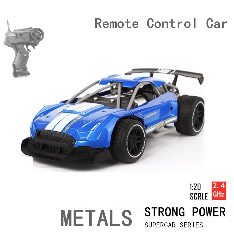 Electronic Mini RC Car 4 Channel 2.4G 360 Degree Rotating 1:20 Remote Control Vehicle 15 Km/h Alloy Racing Speed Car Toys