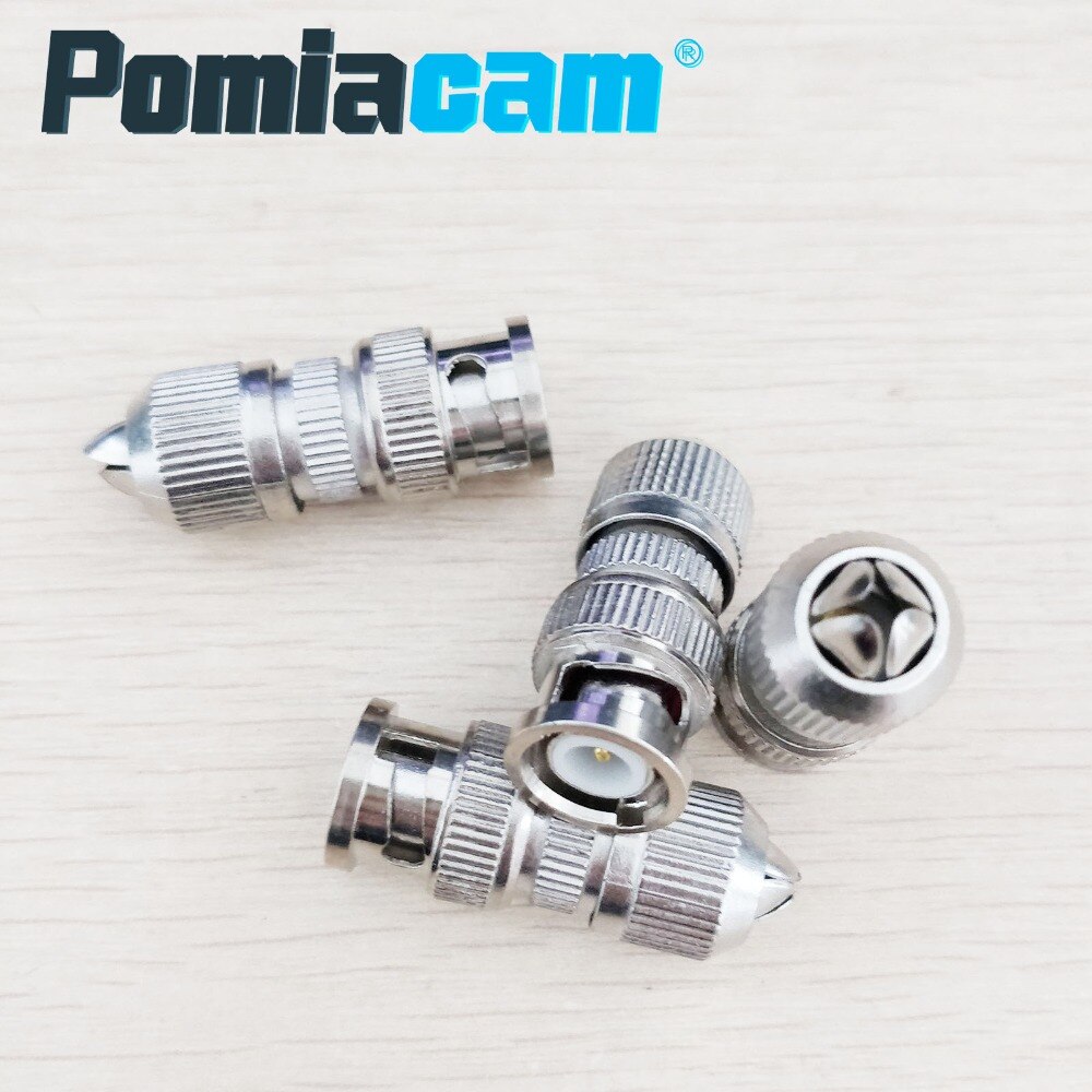 10 pcs/20 pcs optioneel Bnc schroef twist connector adapter plug socket voor coax soldeervrije hoofd surveillance camera video connector