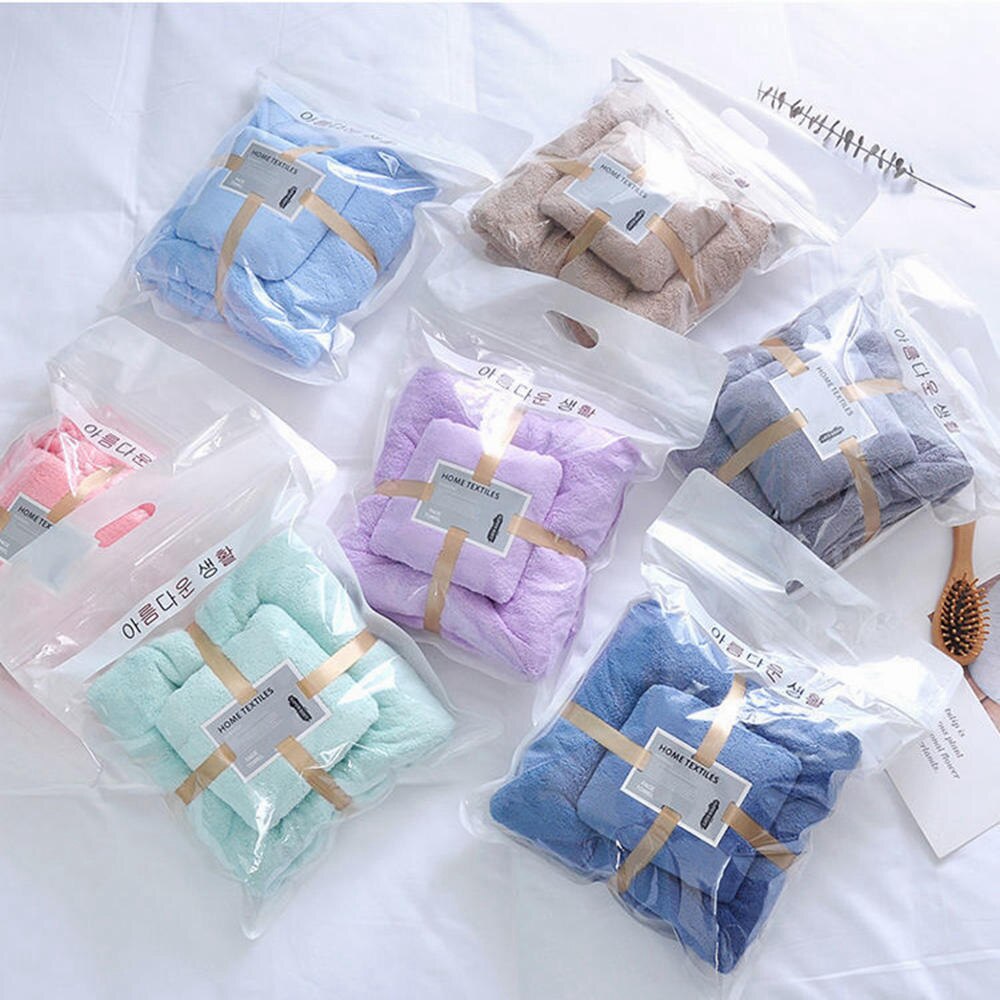 3 Stuks Handdoek Badhanddoek Set Badkamer Hand Gezicht Douche Handdoeken Voor Volwassenen Kids Zachte Absorberende Gewaden Wearable Absorberende Towe