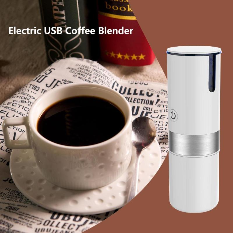 Bärbar usb elektrisk kaffebryggare automatisk kaffemaskin inbyggd filterkopp för hemresor snabb dropp kaffe usb laddning