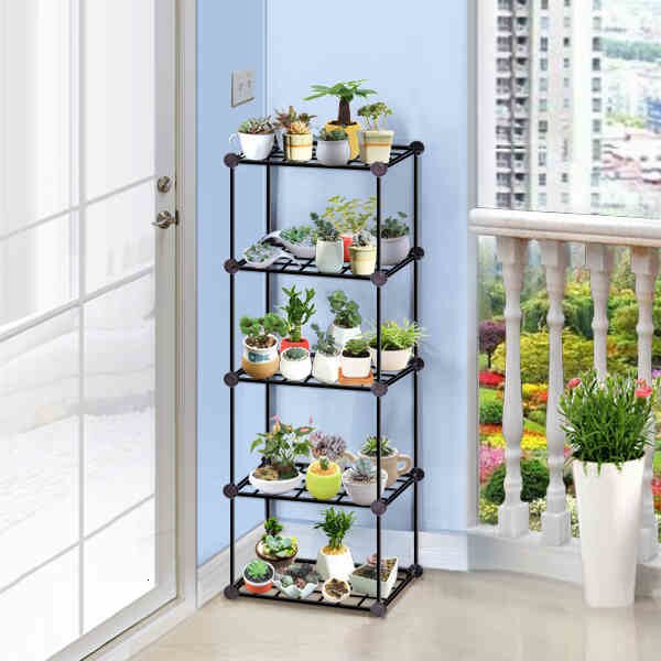 Assemble Disassembly And Assembly Many Function Shelf Originality Balcony Flower Rack