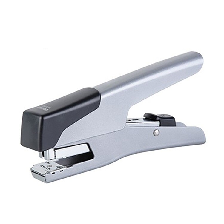 Deli Big Hand Held Heavy Duty Stapler Business Document Binding Tool Student Stationery School Office Supply: Silver