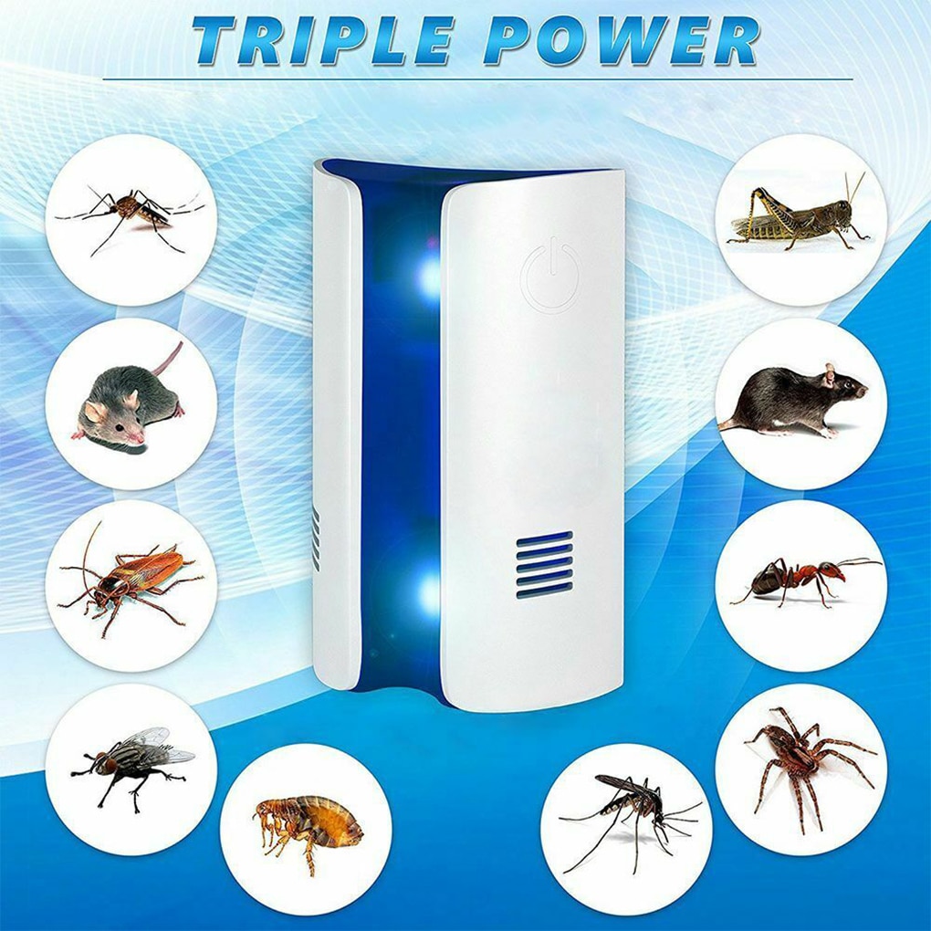 Electronic Flying Bugs Repeller Machine Multifunction Sonic Wave Insect Repeller Home Supplies